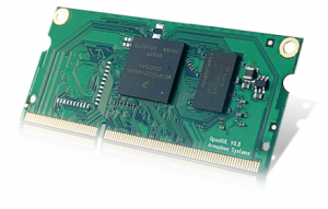 The new opos6UL sodimm board with a Wifi/Bt and 4GB eMMC